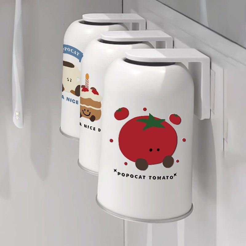 不锈钢洗漱杯卡通可爱倒挂沥水儿童刷牙杯口杯防霉磁吸漱口杯,家庭/个人清洁工具,洗漱杯,淘宝优惠券,粉丝福利购,淘宝优惠卷