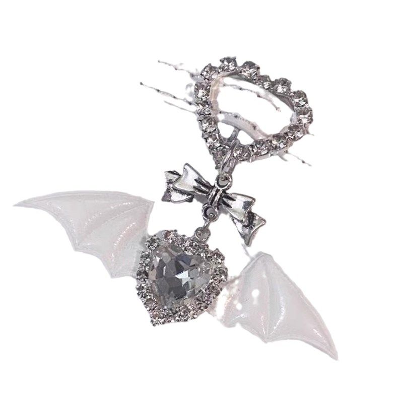 Lolita皮质爱心天使小恶魔蝴蝶结水钻手链chokeYr项圈亚文化,节庆用品/礼品,文化创意手环,淘宝优惠券,粉丝福利购,淘宝优惠卷