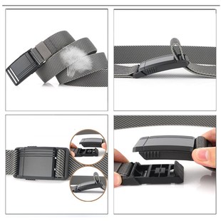 Buckle For Elastic Magnetic Belt Metal 速发New Slide Adj Men