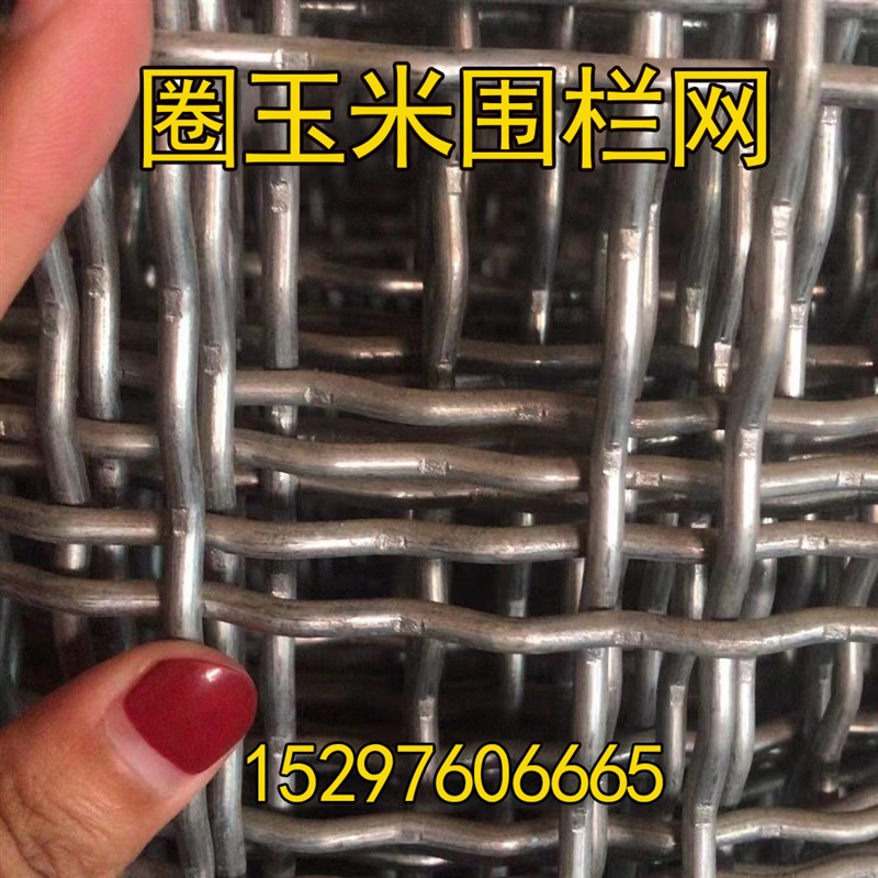 加粗圈玉米编织网不生锈围地圈果园铁网网格玉米苞围挡鸡鸭围栏网