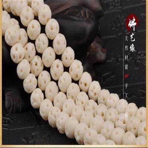 推荐Yak bone mbeads 108 carved road road Tibet hidden rosary