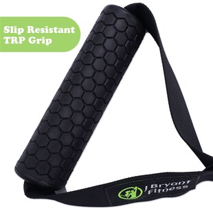 1 Pair Gym Resistance Bands Handles Anti-slip TPR Grip Stron