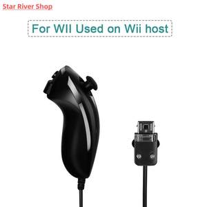 推荐For Nintendo Wii Game Controller 5 colors Nunchuck Hand