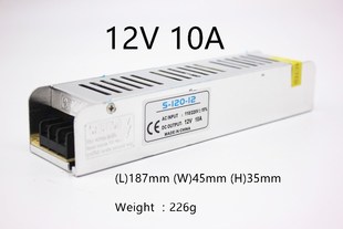 3/5/10//15/30A LED Power Supply DC12V 36W 60W 120W 150W 180W