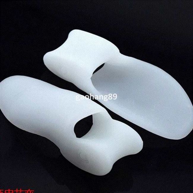 pairo2 gel silicone bunion c=Drrector big toe separators