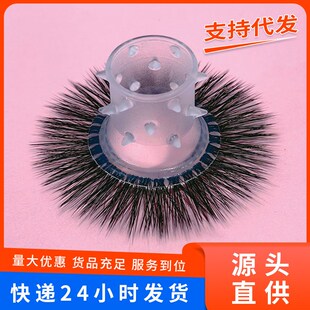 羊眼毛圈儿套马毛男士马尾硅胶圈入珠硅胶不断毛新款羊眼毛圈马环