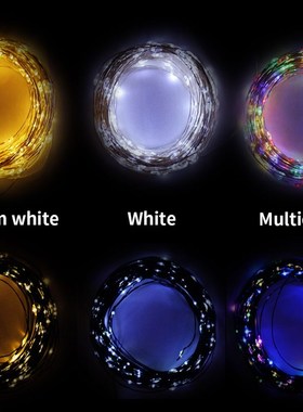 LED Solar Fairy String Lights Waterproof Outdoor Garland Sol