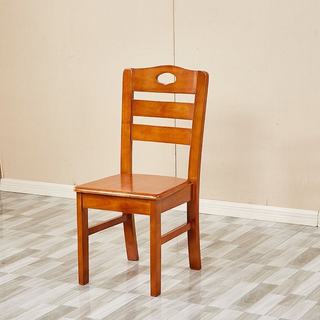 全实木椅子家用靠背椅餐厅靠背凳简约整装饭店木椅子白色实木餐椅