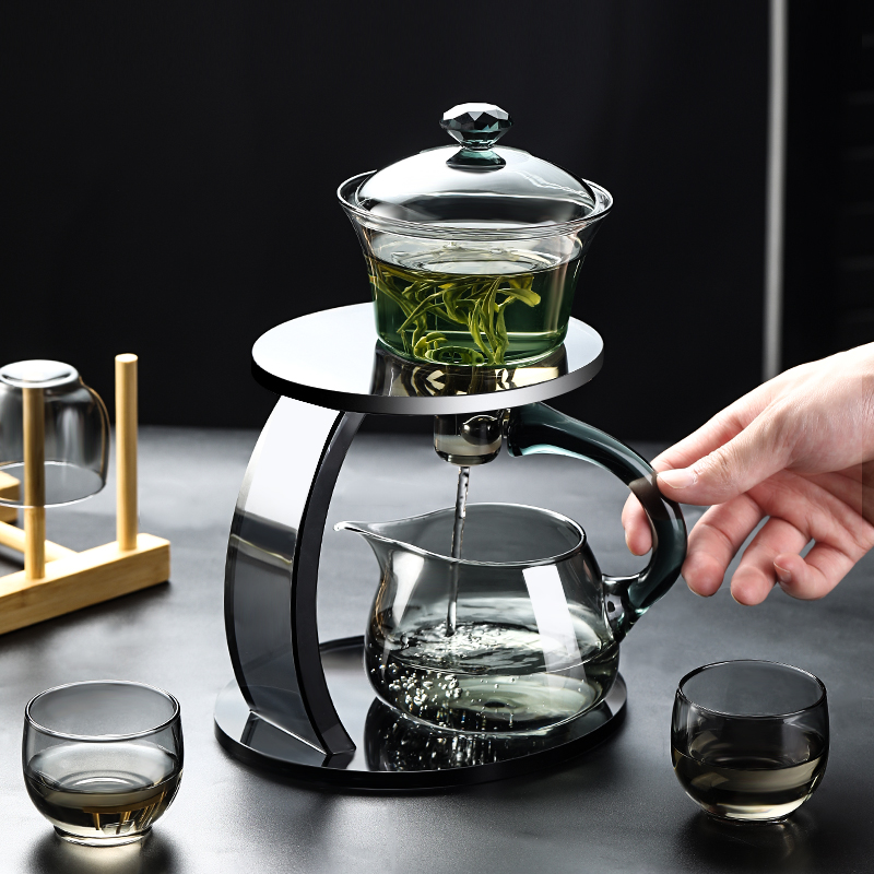 高档茶具套装玻璃全自动懒人家用感应泡茶壶冲泡茶神器功夫茶杯