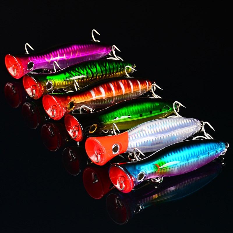 1pcsb Big Popper Wobbler Hard Isca Artificial Topwater Fishi 户外/登山/野营/旅行用品 活饵/谷麦饵等饵料 原图主图