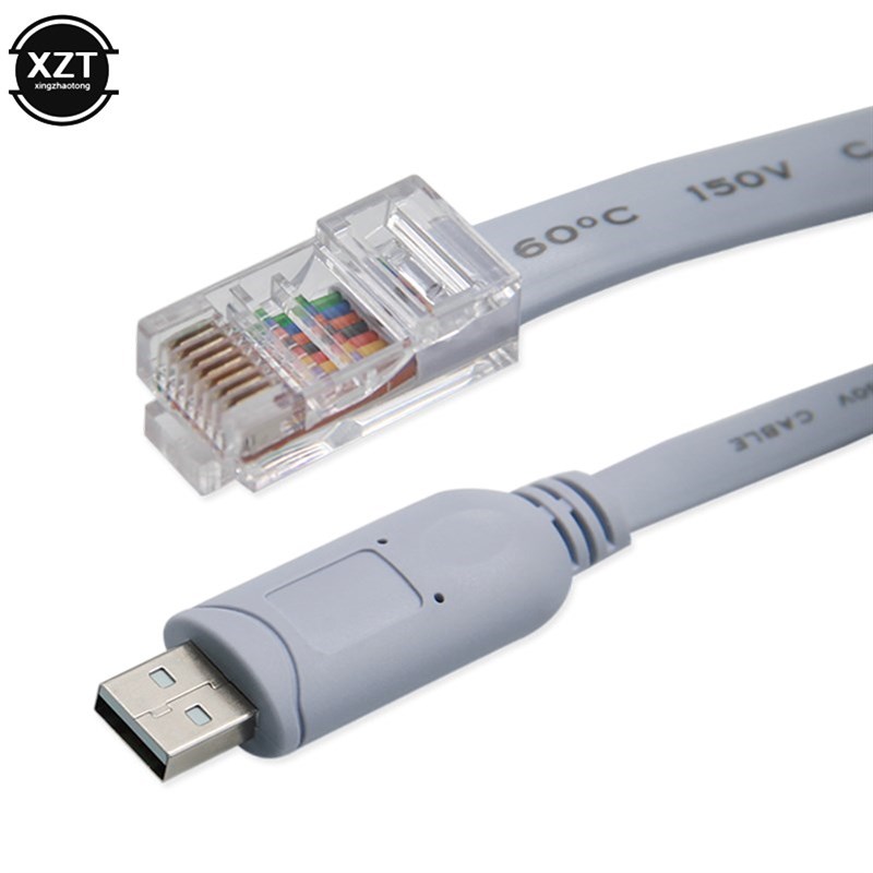 推荐1.8m Pl2303ra USB Rs232 to RJ45 Console Cable for Cisco