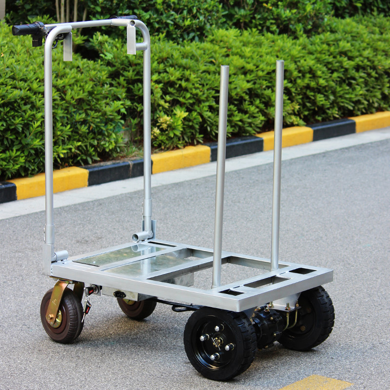 拉大板砖专用小推车75*150/60*120瓷砖电动手推车拉货搬运平板车