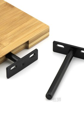 6Pcs Floating Shelf Brackets Concealed Blind Shelf Support f