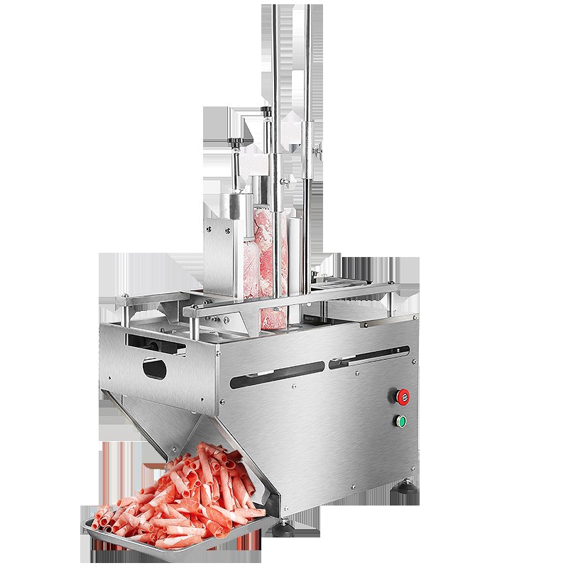 高狮羊肉卷切片机商用电动肥w牛切肉机全自动刨肉机火锅肉片机台