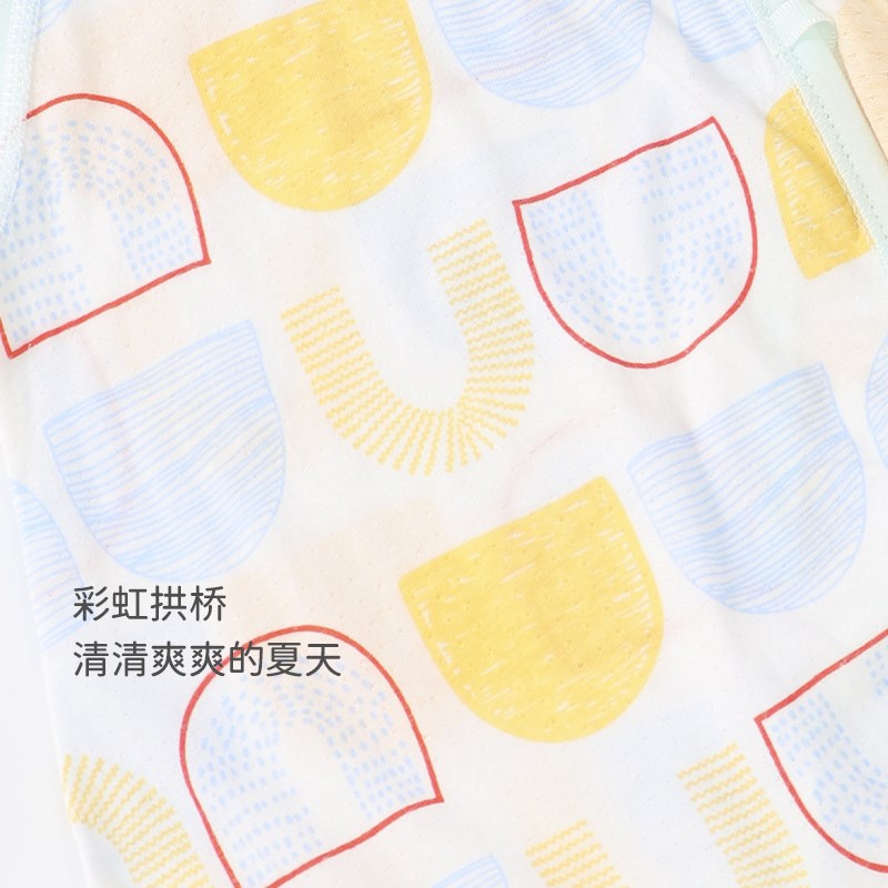 婴儿家居服套装女宝宝分体x睡衣薄款夏季儿童空调服男童长袖
