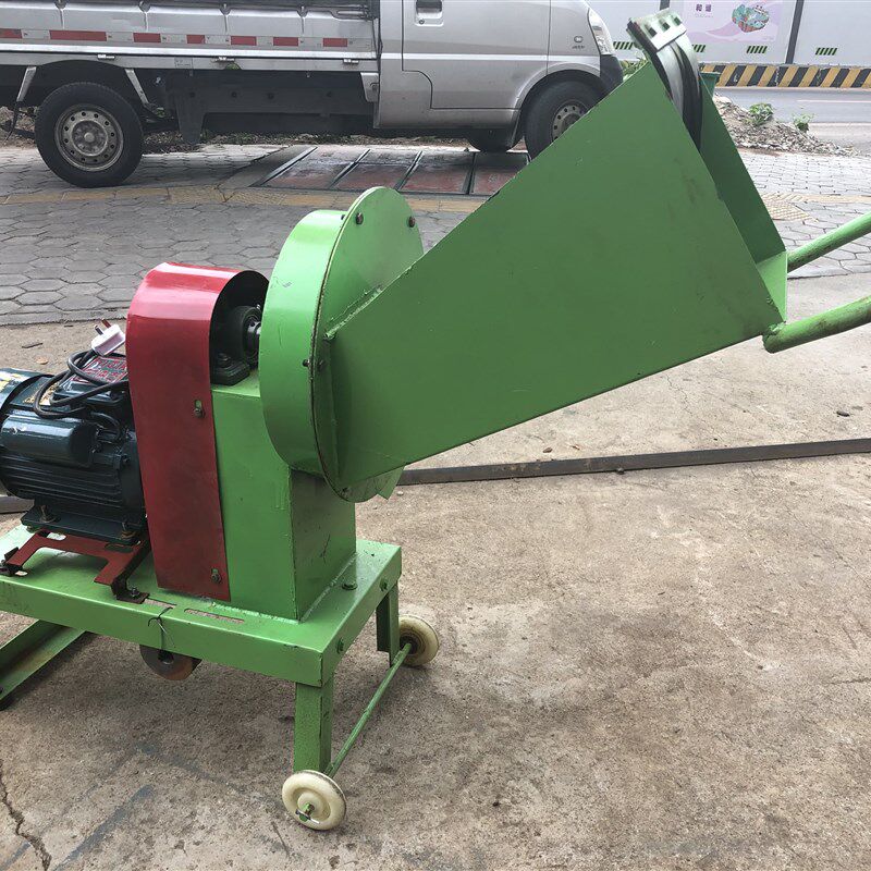 单相电木材粉碎机l木材树枝粉碎机小型园林可移动式电动树叶碎枝