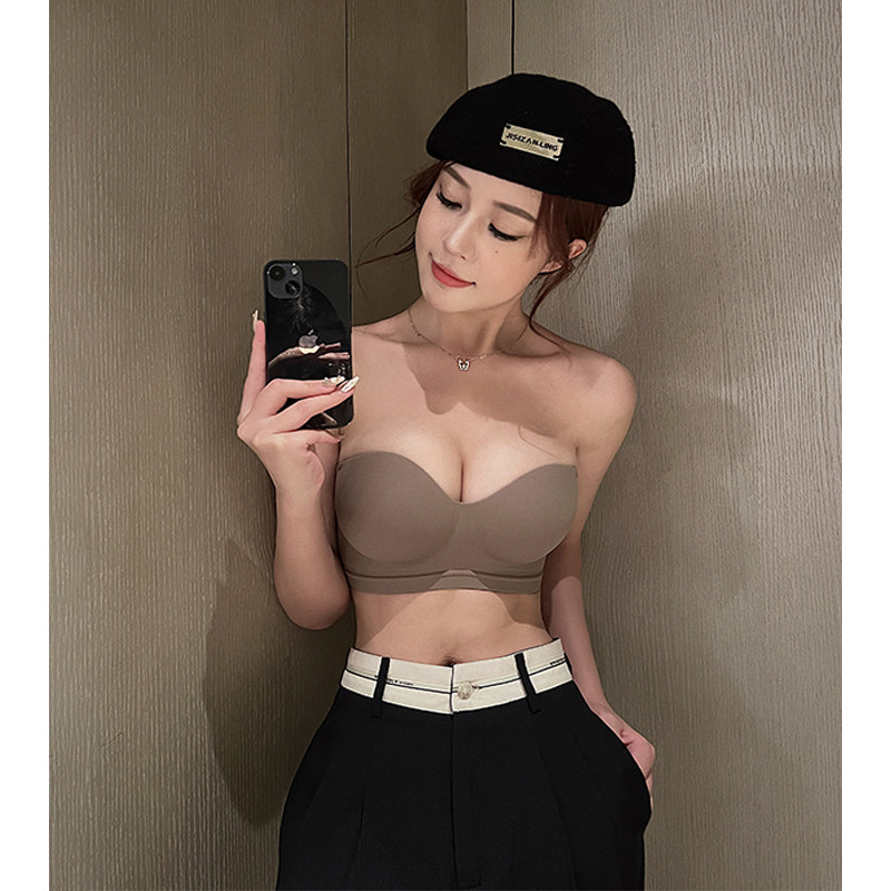 无肩带内衣女聚拢小胸显大防滑软支撑防下垂抹胸隐形裹胸文胸,女士内衣/男士内衣/家居服,文胸,淘宝优惠券,粉丝福利购,淘宝优惠卷