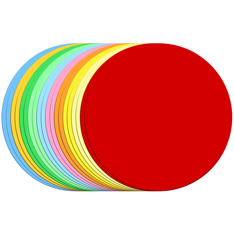 圆形卡纸折纸彩纸彩色手工硬卡纸手工儿童幼儿园学生绘画画画剪纸