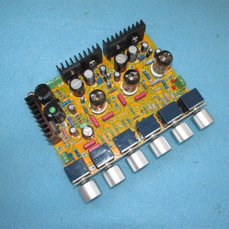 6N2+6N11电子管负反馈高音中音低音双声道音调板蓝壳电位器LG330C