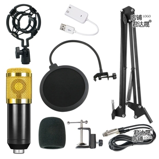 set live microphone MIC boom sound English card recording