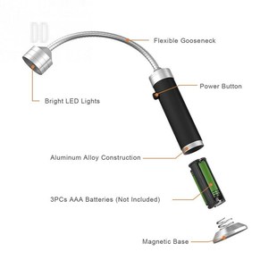 Barbecue Lamps Bright LED Light Battery 极速1Pc Powere Grill