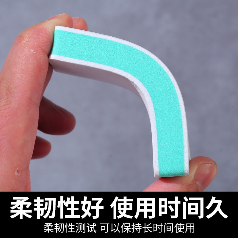 速发文玩抛光块葫芦双面打磨镜面抛光板砂纸工具海绵打磨蜜蜡手串