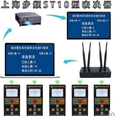 热销步频会议专用无线表决器ST10型表决器充电式表决器设备