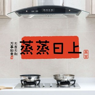 厨房防油贴纸乔迁之喜用品大全新居搬家2024新年布置龙年春节装 饰