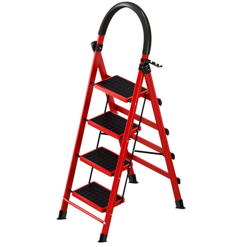 梯子家用折叠伸缩折叠梯凳多功能加厚两用花架可携式绅缩乔迁人字