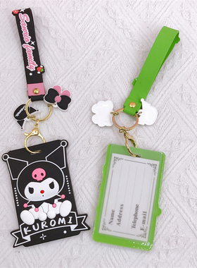 网红Sanrio ID Card Holders Hello Kitty Student Cover Cinnamo