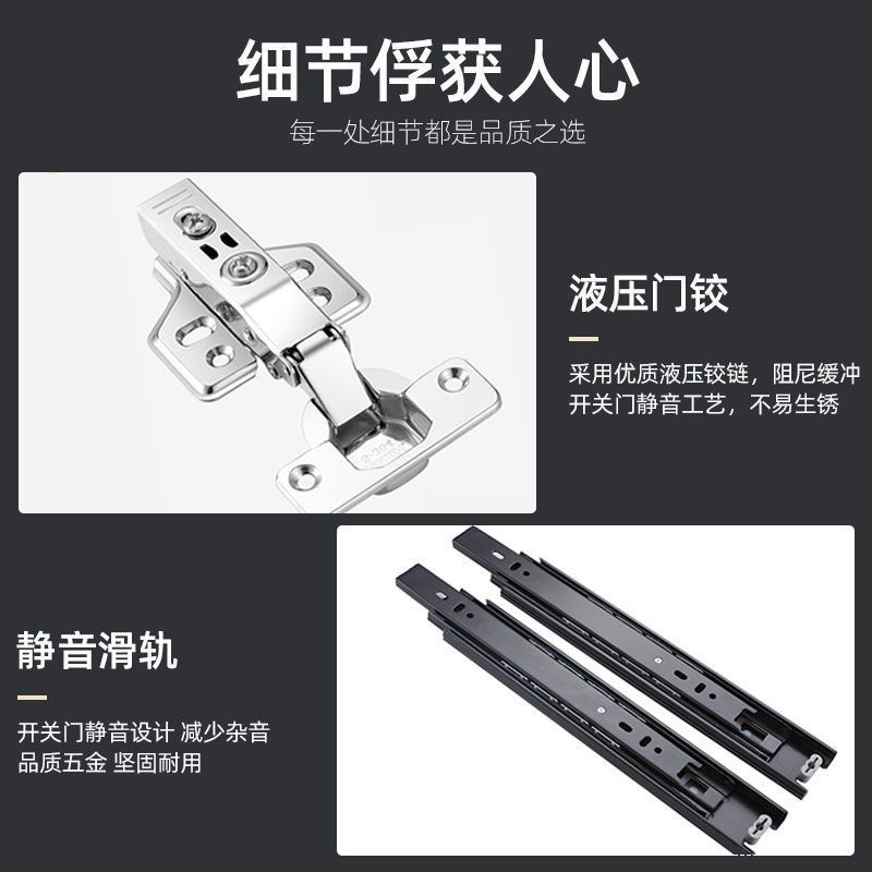 新榻榻米床衣柜一体卧室小户型现代简约可定制多功能组合儿童储物