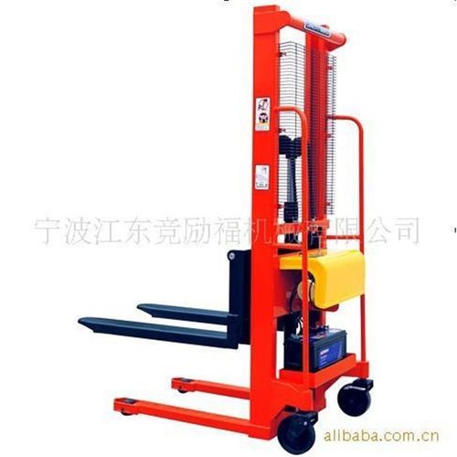 供应电动堆高车 半电动双门架堆高车 电动液压升高车 叉车