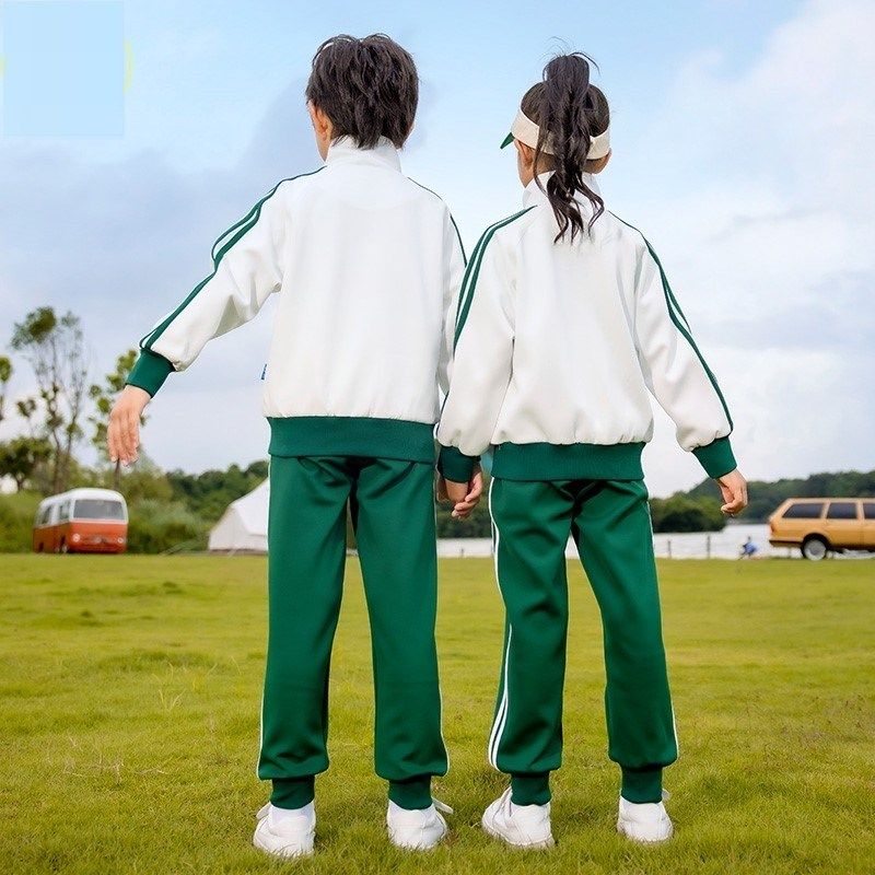 学院风班服教师彩色幼儿园园服服饰亲子装蓝色中国风运动会两件套