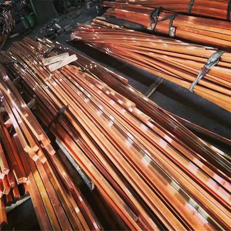 新品铜排接地f铜排铜排扁条紫铜母排330 440 550铜条紫铜条接地品