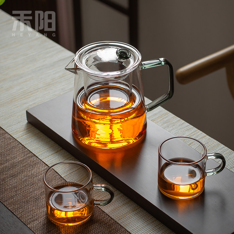 玻璃茶壶耐热泡茶壶过滤耐高温煮茶壶水壶套装泡茶器煮花茶养生壶,餐饮具,茶壶,淘宝优惠券,粉丝福利购,淘宝优惠卷