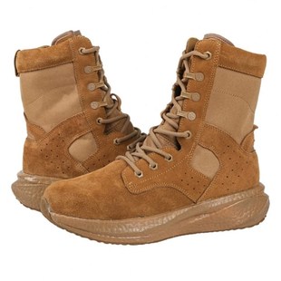 超轻作战靴魔改靴超轻耐磨减震高弹棕色跑步靴碳板魔改靴战术靴