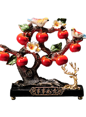 新中式黑色高档家居摆饰 中老年人C喜爱的款式送礼赠人高颜值礼品