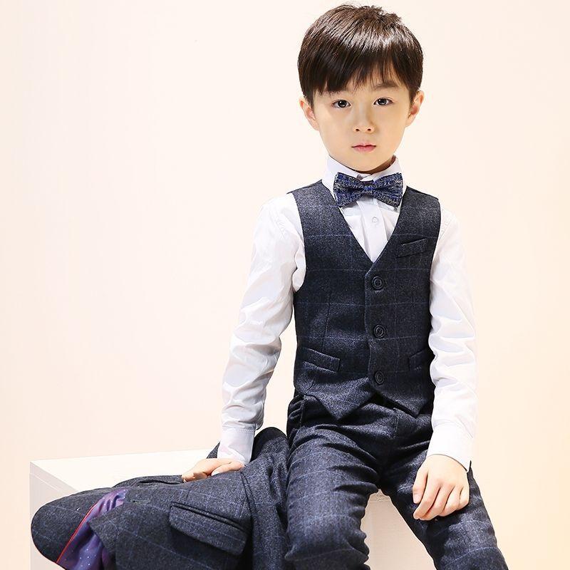 儿童西服套装男童十岁生日帅气潮装童装礼服钢琴韩版春夏