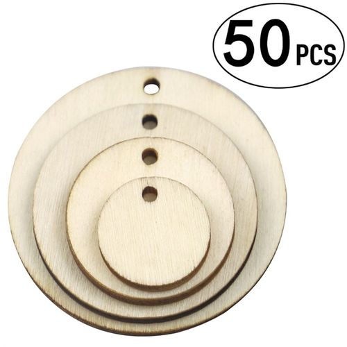 厂家木质工艺DIY激光切割圆片场景道具家居装饰品圆形小木片