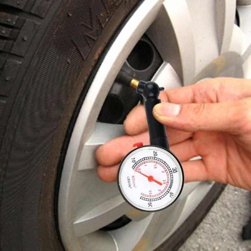 新品Car Tyre Tire Pressure Gauge For Car Auto Motorcycle Tru