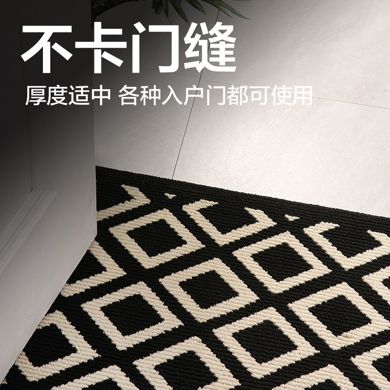 棋盘格入户地垫进门门口脚垫家用大门门垫子除尘耐磨耐脏玄关地毯,居家布艺,家用脚垫,淘宝优惠券,粉丝福利购,淘宝优惠卷
