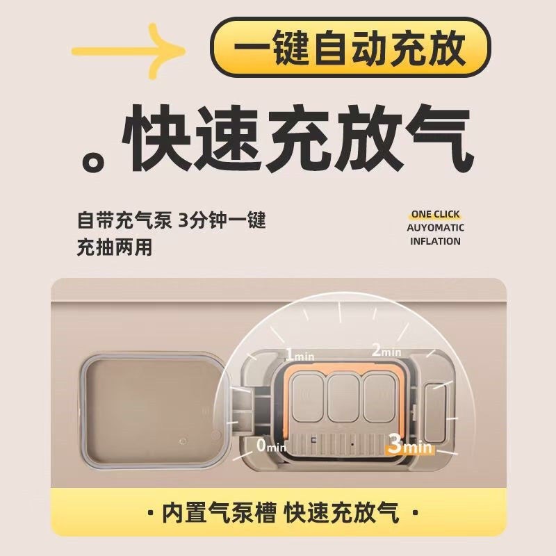 充气床垫自动帐篷户外露营睡垫打地铺床垫便携家用冲气垫床简易床