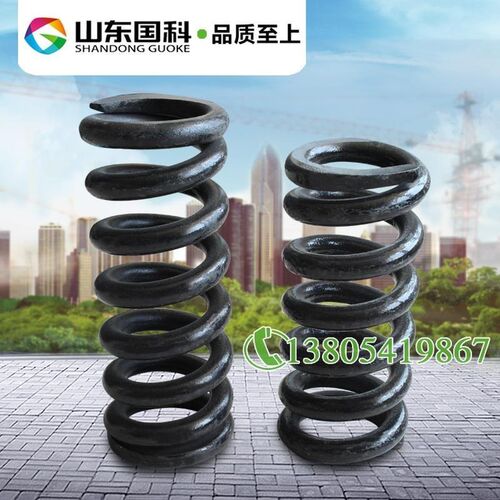 施工电梯底座弹簧订做o 升降机减震弹簧 吊笼缓冲弹簧110*280