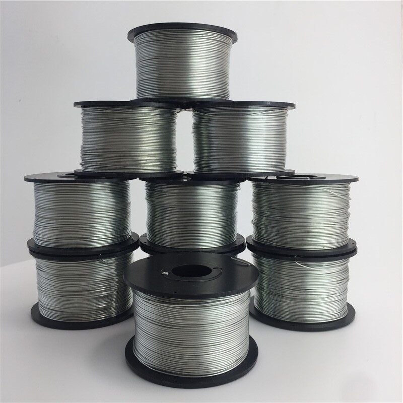 光缆附挂机通用铁丝扎丝镀锌绝缘铁丝包塑丝捆扎机厂家直销包邮