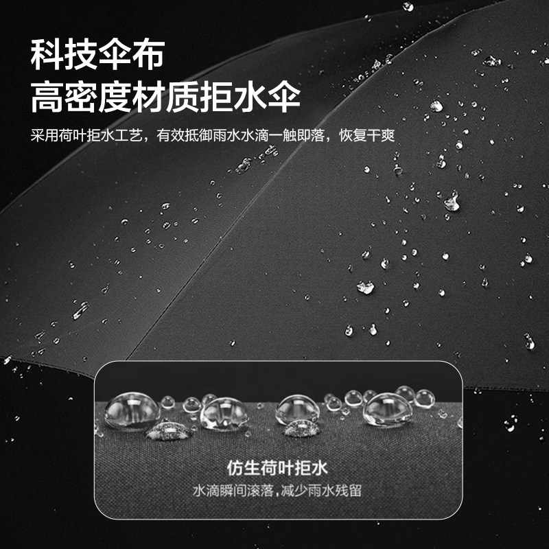 现货天玮伞业雨伞手动加大版男士商务摺叠防W风三折晴雨伞