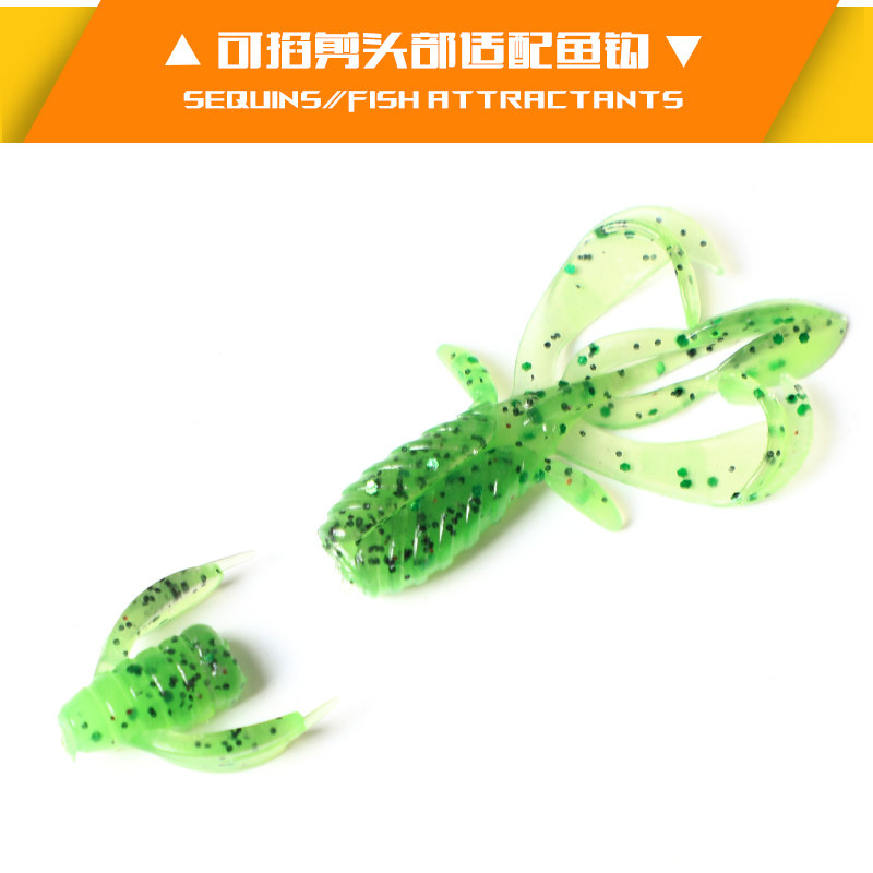 现货浮水软虫假饵探底防挂底鳜鱼鲈鱼鲶鱼黑鱼软饵淡水海钓专杀路
