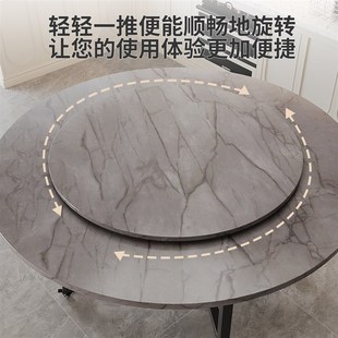 折叠桌子家用10人餐桌大圆桌小户型简易饭桌可移动多功能折叠圆桌