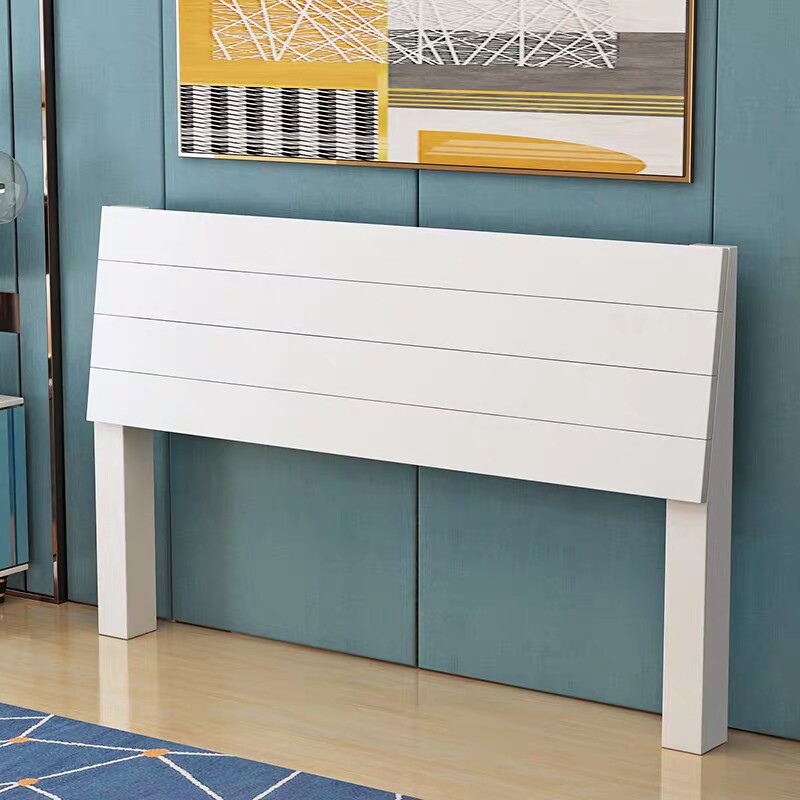 定做实木白色床头板经济1.8双人床头f1.5简约现代榻榻米床头背板