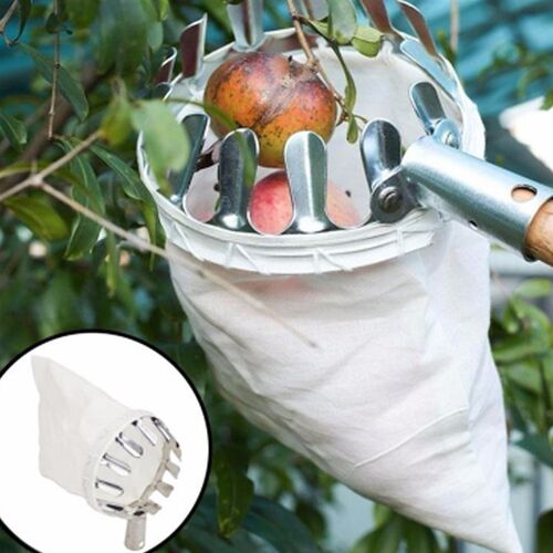 Metal Fruit Picker High Altitude Fruit Picking Device Portab