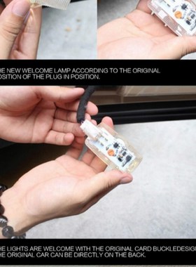 2Pcs LED Logo Car Courtesy Door Lamp For Lexus IS250 RS350 3